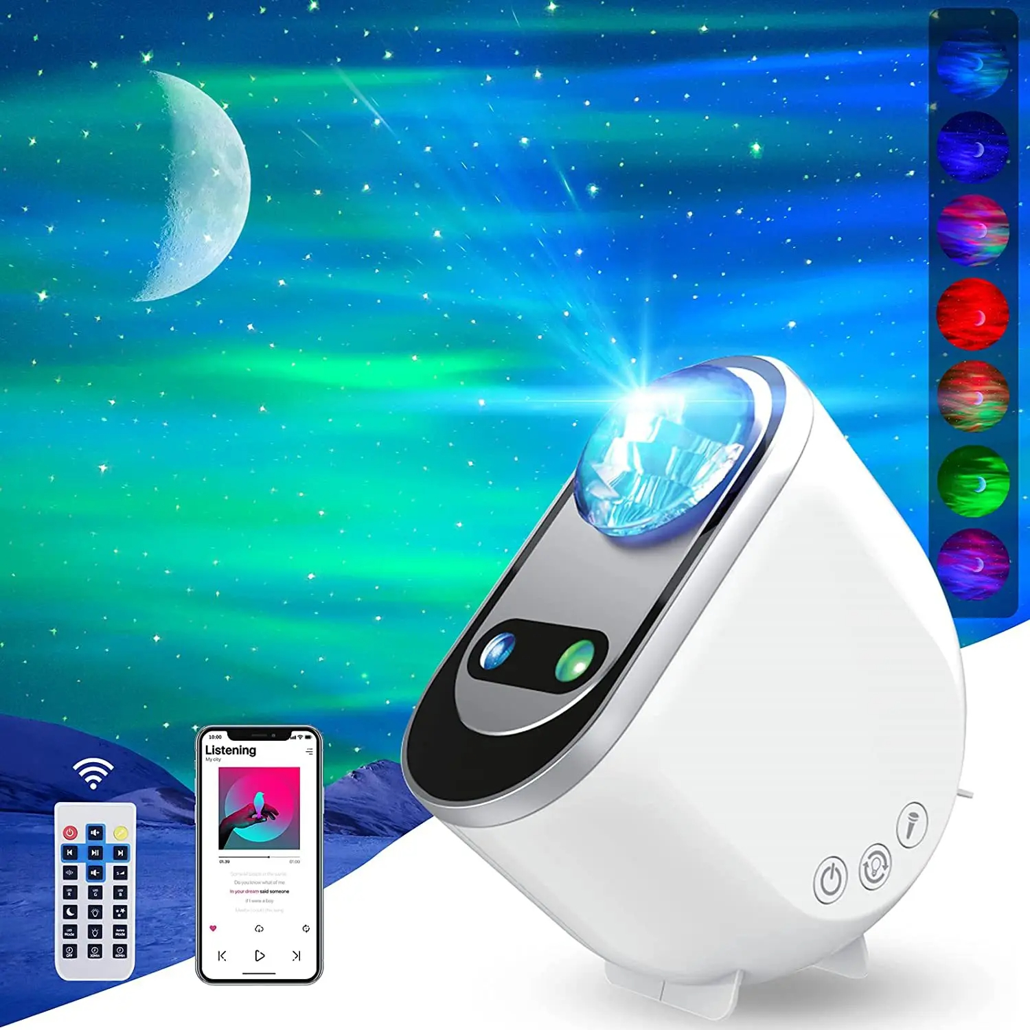Aurora Galaxy Star Projector
