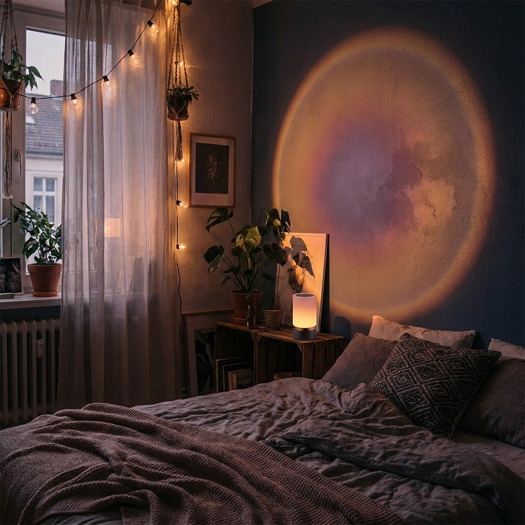 Rainbow Sunset Projector Lamp