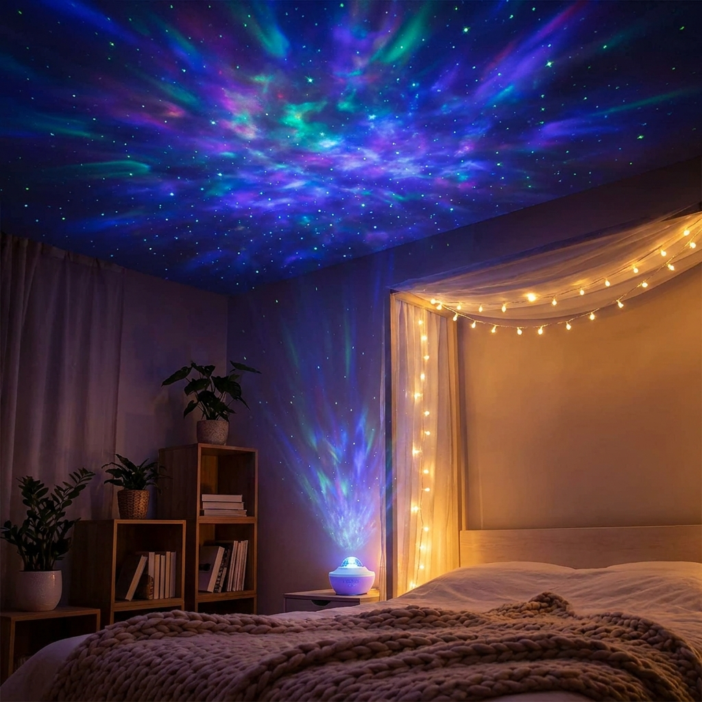 Aurora Galaxy Star Projector