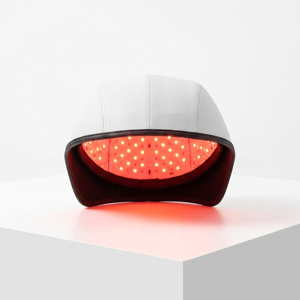 Red Light Therapy Hair Growth Cap — Laser Hair Regrowth Helmet