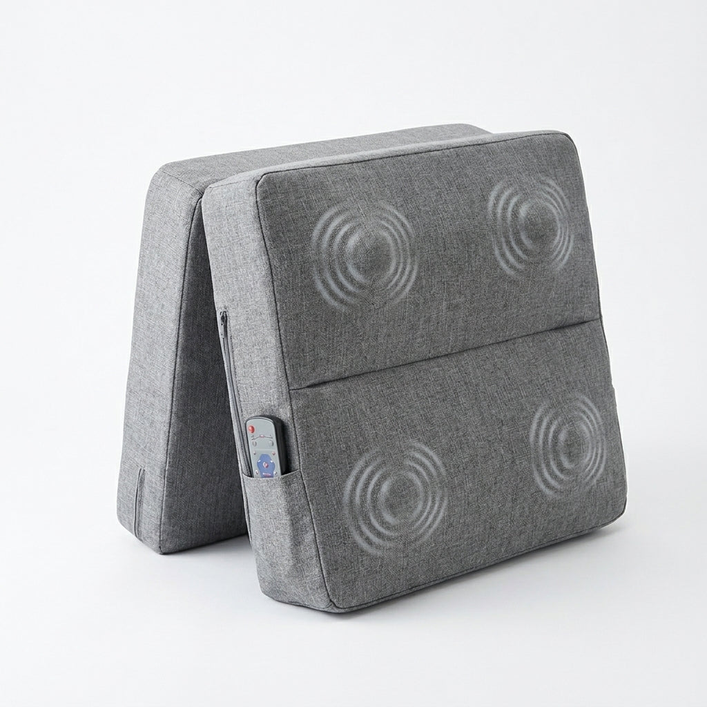 Foldable Massage Cushion — 6-Head Vibration Back Massager