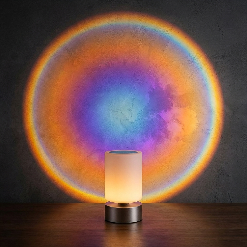 Rainbow Sunset Projector Lamp